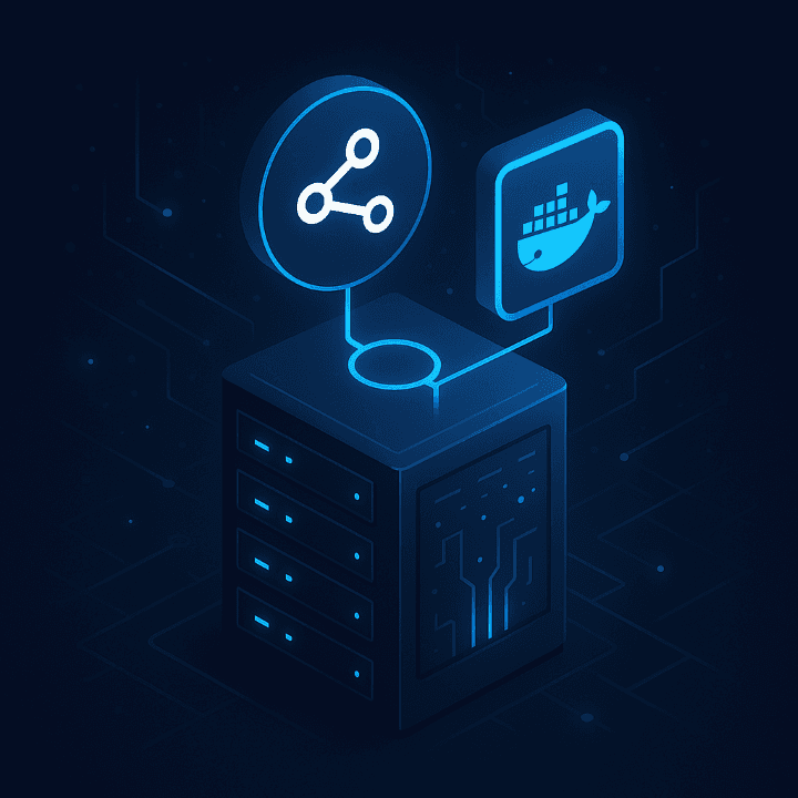 Interfaz de N8N desplegada en VPS Ubuntu con Portainer y Docker
