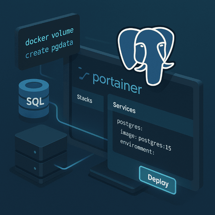 Instalación de PostgreSQL en VPS Ubuntu con Portainer